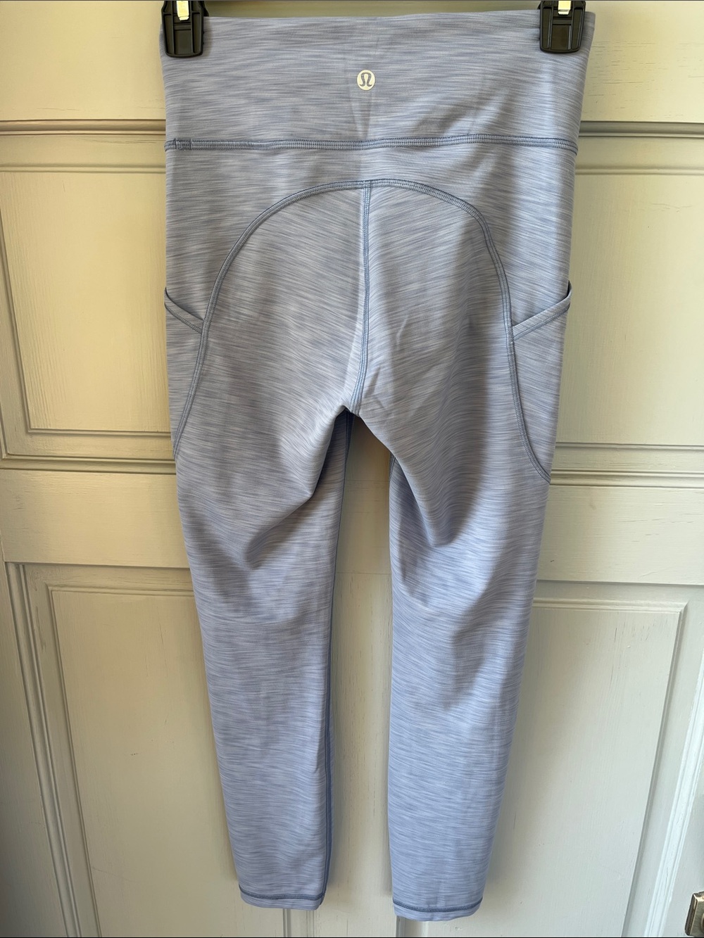 Lululemon Invigorate High-Rise Pale Blue Pocket Leggings, Sz 4 - Picture 9 of 14